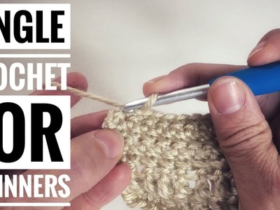 Single crochet stitch for beginners - basic crochet stitches