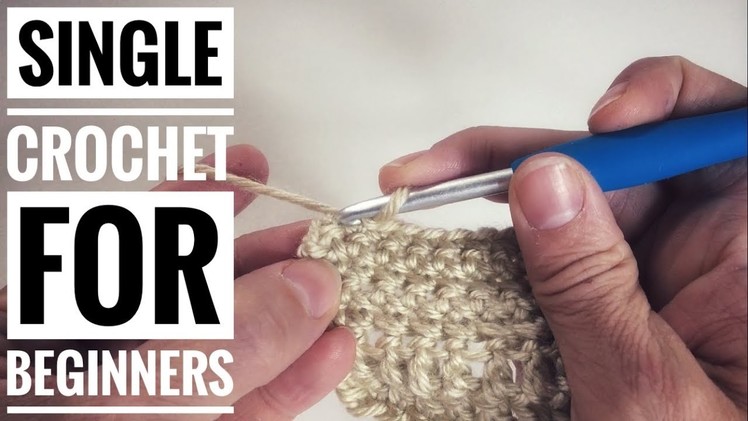 Single crochet stitch for beginners - basic crochet stitches