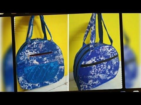 DIY : How To Sew Designer Handbag With Many Pockets By Anamika Mishra. .