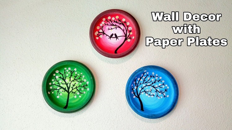DIY Wall Decor | Simple Painting on Paper Plates