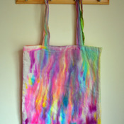 Drip Tie Dyed Tote Bag