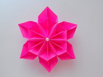 Easy Paper Flower ???? Origami Flower Making | DIY