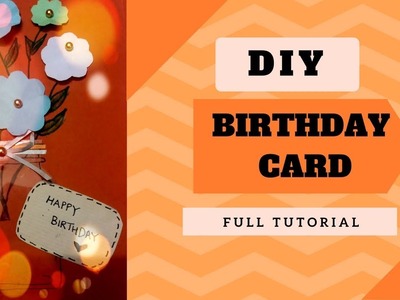 Handmade diy birthday card cover design
