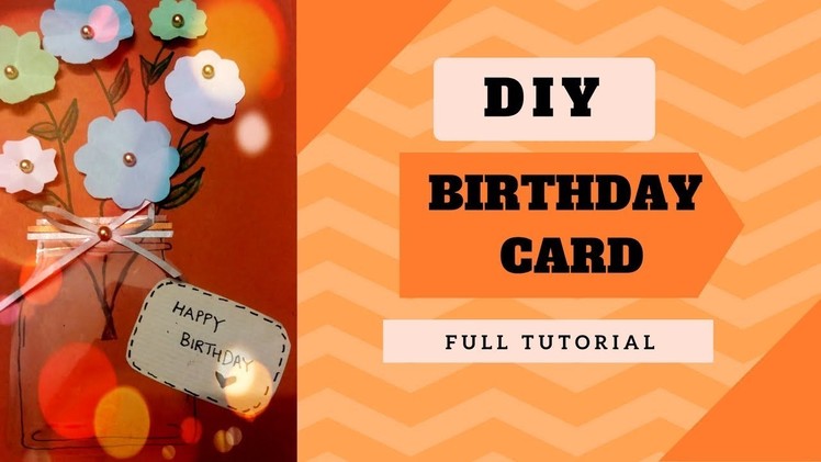 Handmade diy birthday card cover design