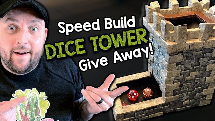 How to Build a Dice Tower - Giveaway & Template! (Black Magic Craft Episode 087)