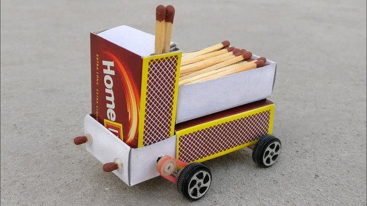 How to Make a Electric Toy Car Truck at Home - Matchbox Car - Mini Car