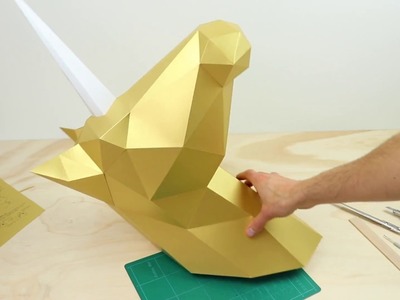 How to Make a Paper Unicorn Horse | 3D Papercraft DIY | no ORIGAMI
