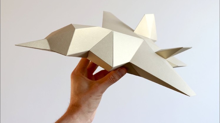 How to Make a Stunning DIY Paper Plane F22 Jet Fighter