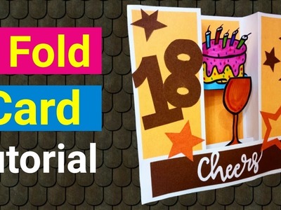 How to make a U Fold Card | Mother Day Card | Handmade Birthday Card |