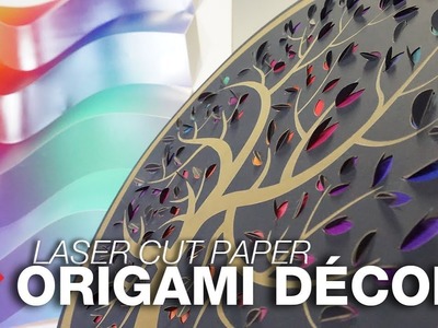 Laser Cut Origami | Laser Cutting Paper Décor | Interior Design
