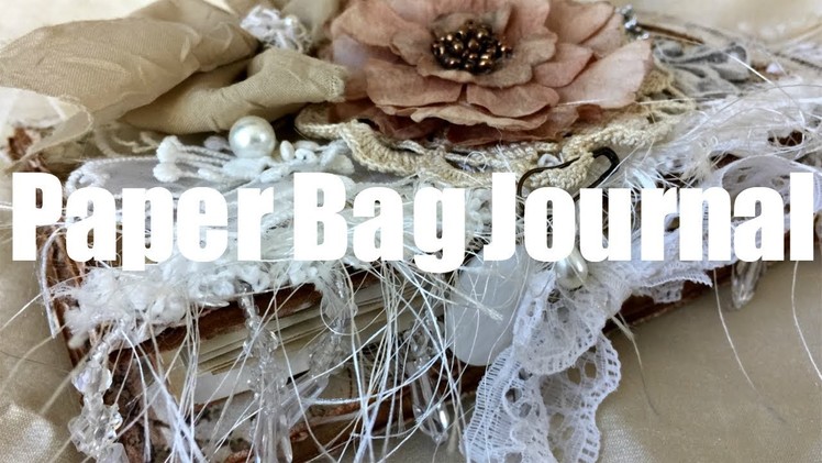 Paper Bag Tri-Fold Journal Process | OohLaLa Vintage Treasures