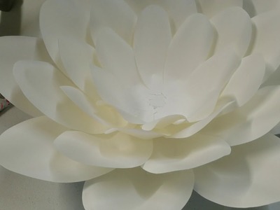 Paper Flower Tutorial Template #9