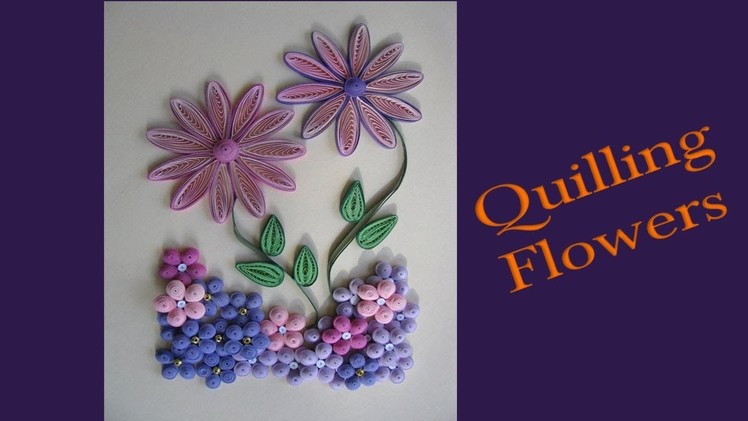 Paper || How to Make Beautiful Quilling Flowers Design Greeting Card || Siri Art&Craft ||