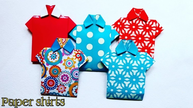 Traditional Origami Shirt | Easy and cute paper shirts for kids