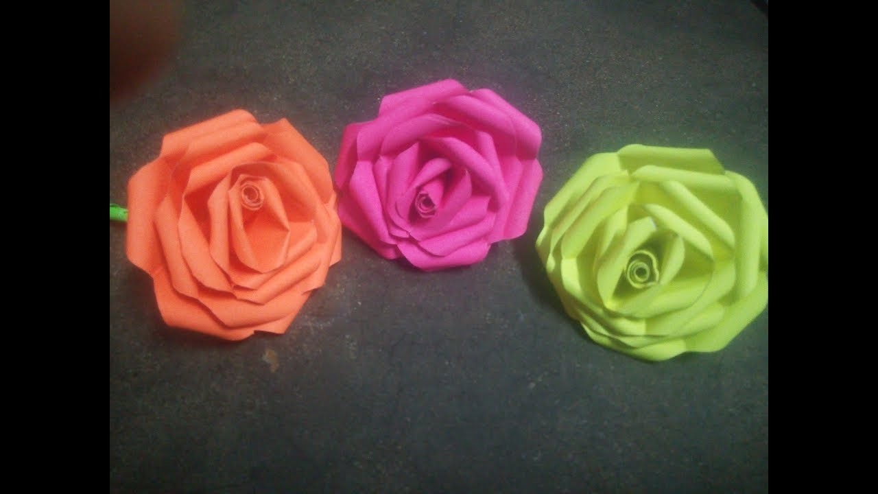 Very Easy and Simple to make - Paper Rose