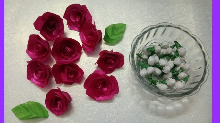34. how to make jasmine buds with tissue paper