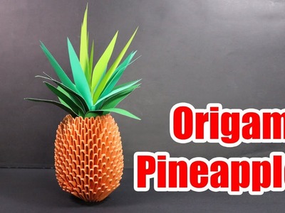 3d origami pineapple tutorial | crazyMCH