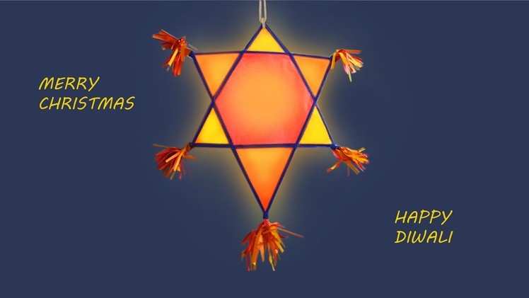 DIY Christmas.Diwali Handmade Lantern (Kandil) How To Make Complete Guide