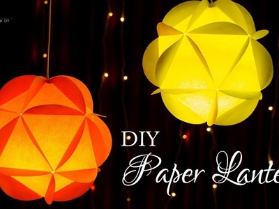 DIY Diwali Decoration Ideas | Paper Lantern | Round Paper Ball