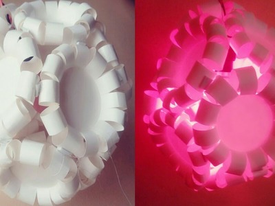 DIY Diwali Decorations : Paper cup lantern - Best out of waste. !!!