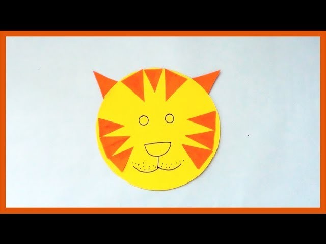 DIY Easy Paper Cat | Simple Paper Animal Mask | Paper Crafts for Kids