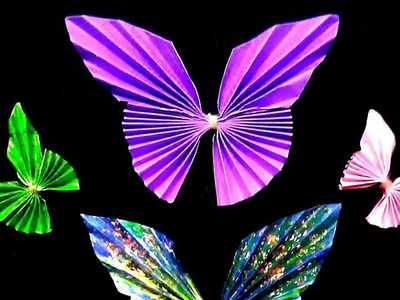 DIY How to make a butterfly with paper