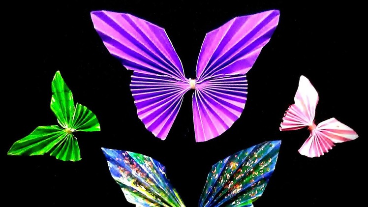 DIY How to make a butterfly with paper