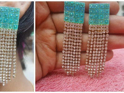 (DIY)HOW TO MAKE SIMPLE EARRINGS IN JUST MINUTES.THE STUNNING HANDMADE'S. 