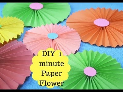 DIY Paper Flower For Diwali || Paper flower Home Decoration Ideas