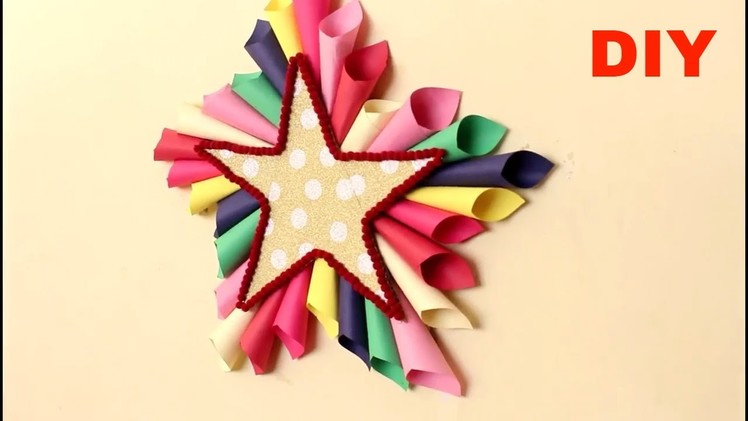DIY Star Showpiece using paper || Home Decoration Idea