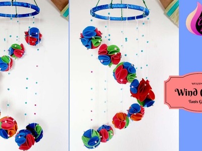 DIY - Wind chime - DIY Wall Hanging out of Paper - Home decoration idea