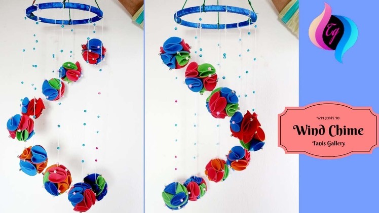 DIY - Wind chime - DIY Wall Hanging out of Paper - Home decoration idea