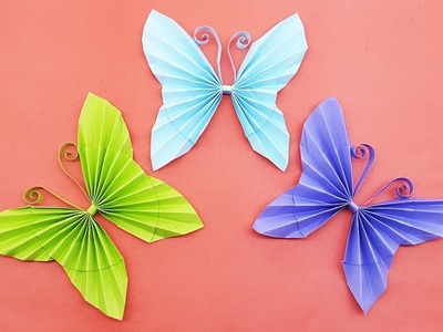 Easy Paper Butterfly Origami - DIY Paper Crafts - How to make Paper Butterflies
