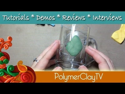 How to attach polymer clay to glass, tile, coffee mugs, glues and connections