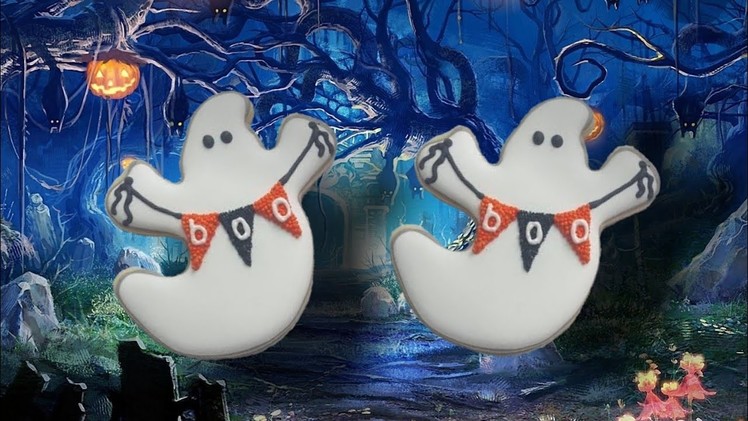 How to decorate adorably spooky ghost cookies