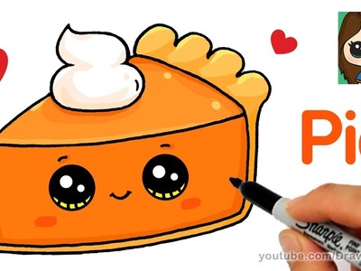 How to Draw a Slice of Pie Cute and Easy