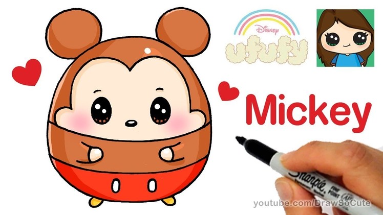 How to Draw Mickey Mouse Easy | Disney Ufufy