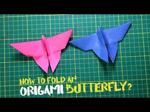 How to fold an origami butterfly?