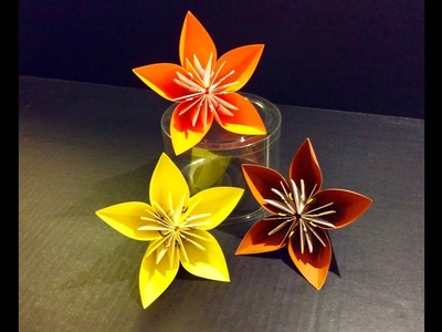 How to Fold an Origami Flower (Kusudama Flower Tutorial)