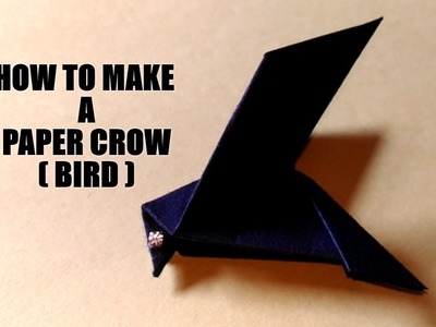 How To Make a Black Paper Crow | Paper Bird | InnoVatioNizer