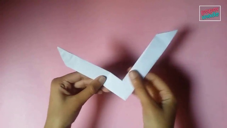 How to make a Boomerang with Paper | Origami | PaperMade