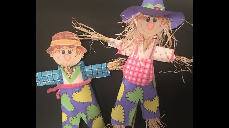 How to Make a DIY Scarecrow Out of Paper