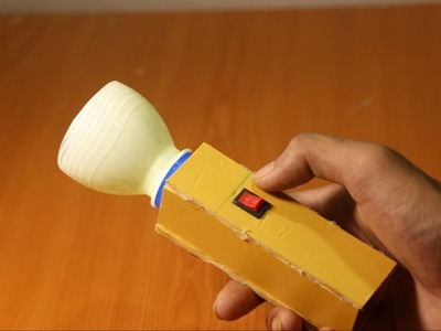 How To Make a Flashlight Using Cardboard - DIY Projects