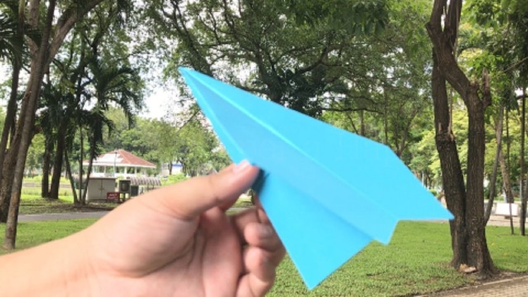 How To Make A Paper Airplane Fly Forever (Classic plane) | #10