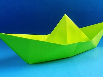 How to Make a Paper Boat - Origami boat