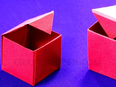 How To Make A Paper Box ? Origami Paper Box | Simple Origami Box Step by Step