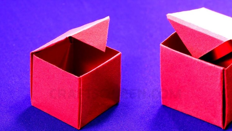 How To Make A Paper Box ? Origami Paper Box | Simple Origami Box Step by Step