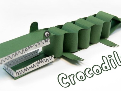 How To Make a Paper Crocodile