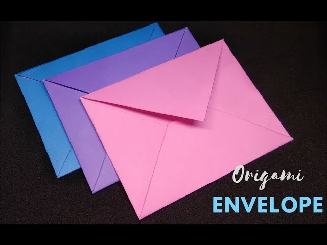 How to Make a Paper Envelope Without Glue, Mini Envelope, Scrapbooking ...