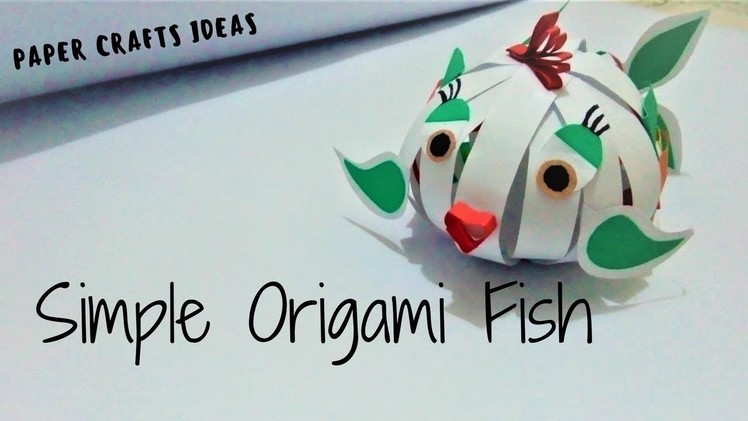 How to make a Paper fish | Simple Origami Fish | How to Make an Origami Fish | Paper Craft Tutorial